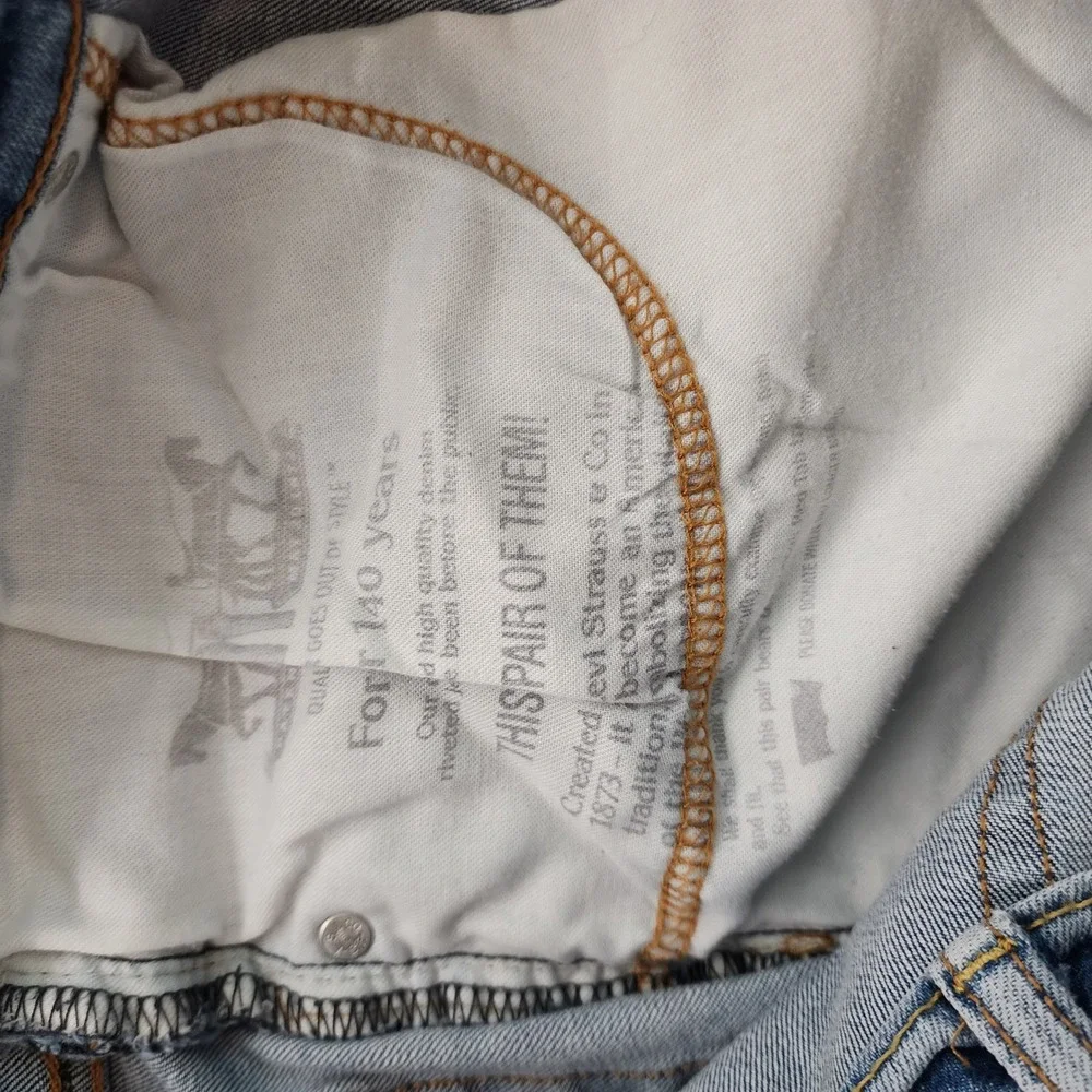 Levi's 505 Regular Fit Jeans Men's Size W40 Light Wash Denim Classic‎